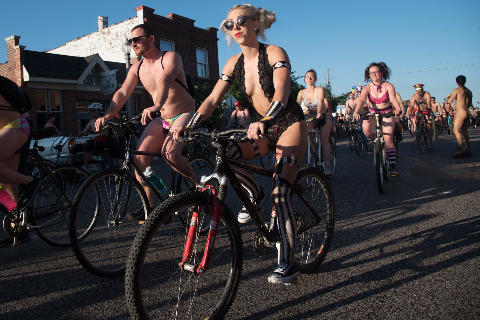 2017 World Naked Bike Ride in St. Louis